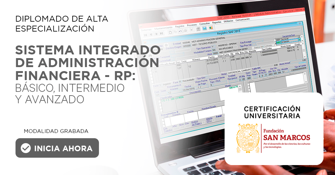 Sistema de Integrado de Administración Financiera SIAF – RP
